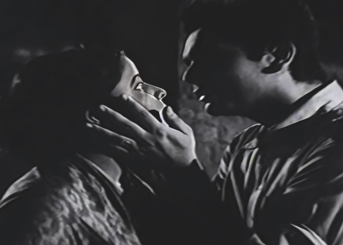 Sulata Chowdhury and Biswajit in Sudhir Mukhopadhyay's 'Shesh Paryanta'