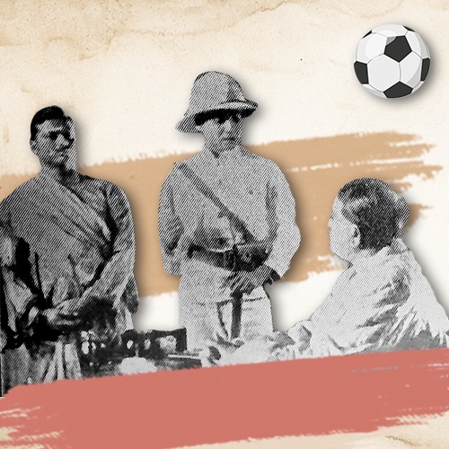 <p>Gostha Pal, known as the ‘Great China Wall’ of Indian football, once acted in a silent film of the 1930s titled <em>Gaurishankar</em></p>









































































