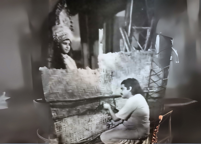 Shikha Rani Bag in 'Sadhok Ramprasad' with Gurudas Bandyopadhyay