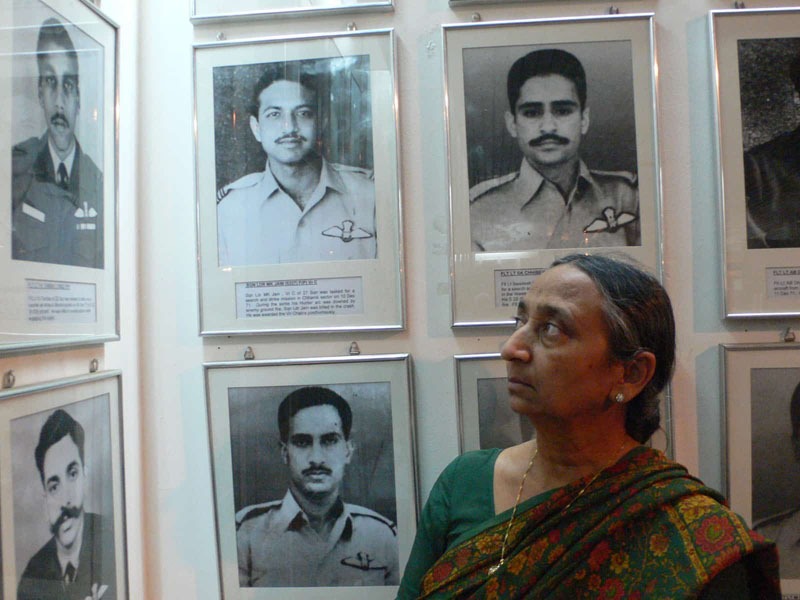 Damayanti Tambay in a still from 'Hope Dies Last in War'